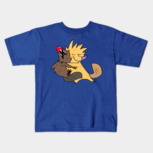 Brotherly Love Kids T-Shirt by sky665